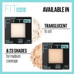 Maybelline Fit Me Matte + Poreless Pressed Face Powder Makeup, Translucent, 1 Count - Image 6